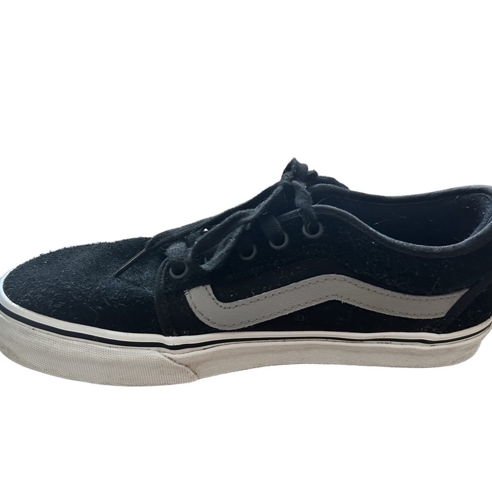 Vans Pro Old Skool Classic Black and White Low-Tops *with Popcush* Skater Shoes - Picture 3 of 12